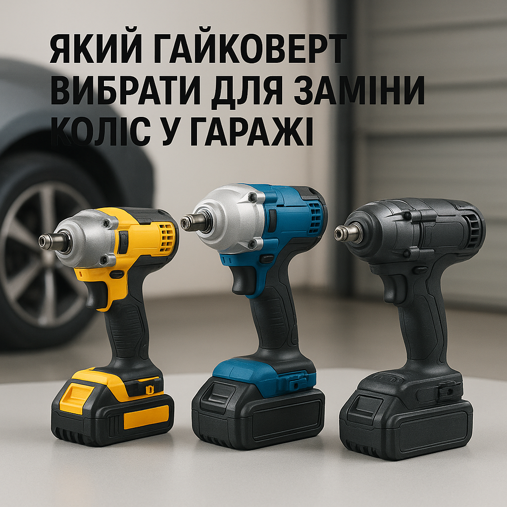 Як визначити, який гайковерт вибрати для заміни коліс у гаражі: типи, живлення та реальні сценарії